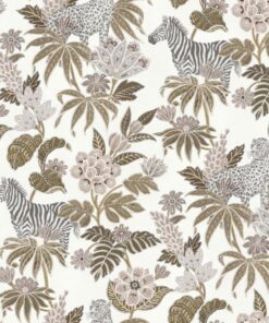 Alternative view of Vlies behang Zebra's en Panters 18521 Flora Cristiana Masi