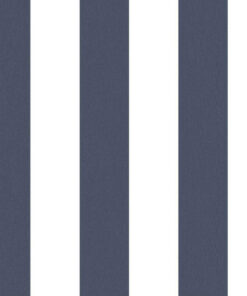 Alternative view of Vlies behang blauw/wit G67584 Smart Stripes